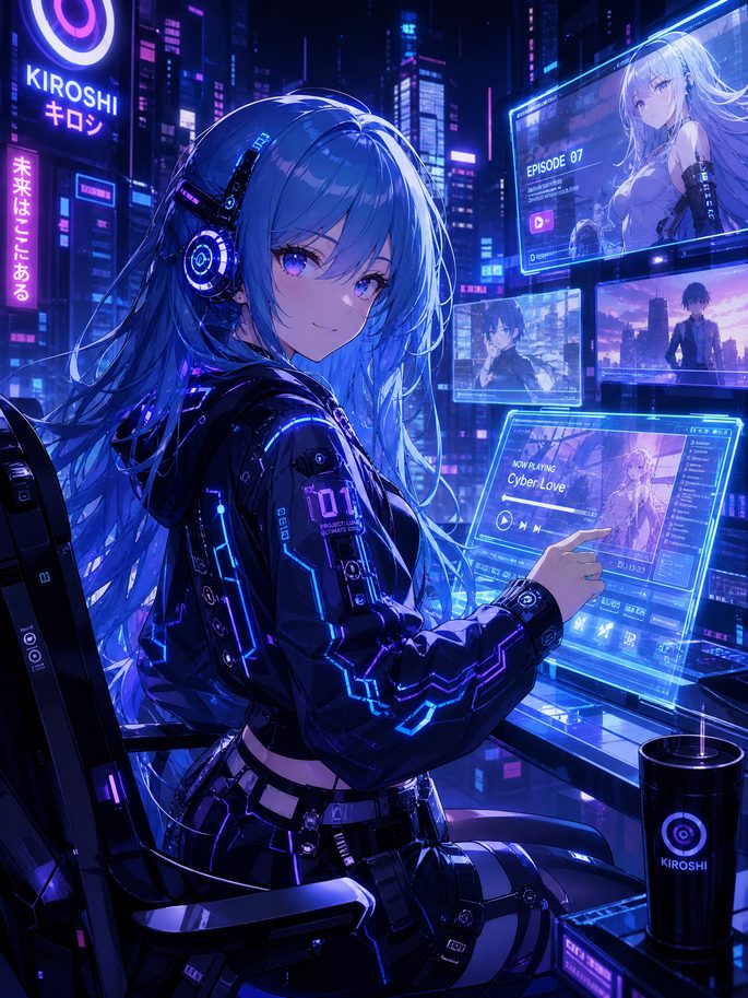 高清无码动漫-赛博少女AI觉醒 · 动漫演示